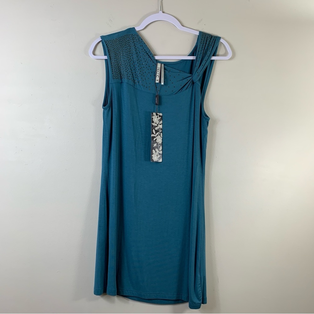 Kische Embellished Sleeveless Sheath Dress